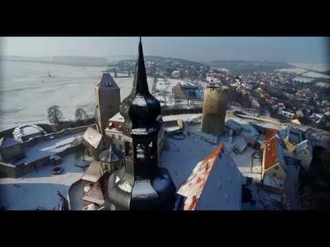 Luftaufnahmen: &quot;Querfurt&quot; [Altstadt, Kirche, Markt, Burg etc.] dji Phantom 3 professional